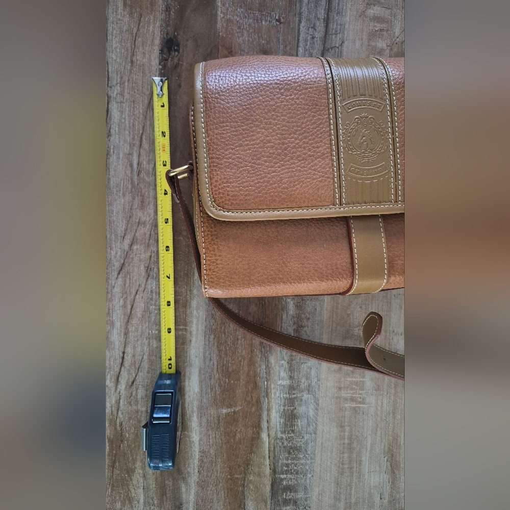 Vintage Courser Original Brown Leather Crossbody Bag Saddle Bag Equestrian Horse - Picture 5 of 16